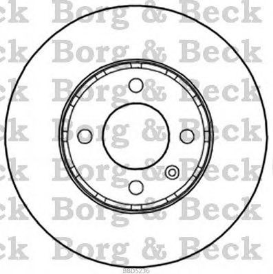 BORG & BECK bbd5236 -  Тормозной диск